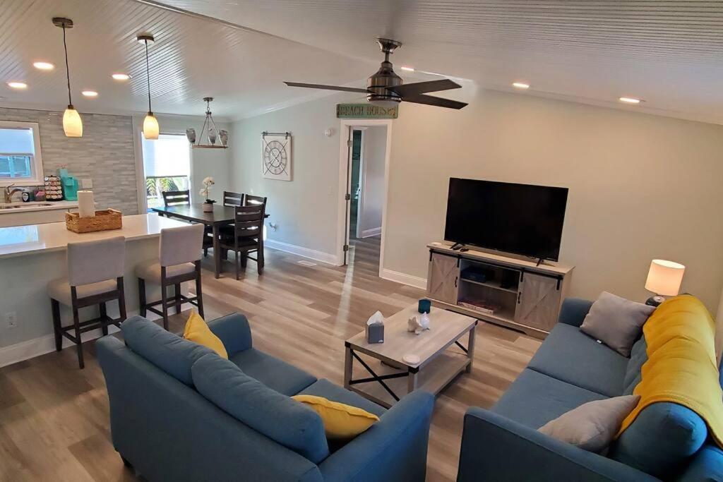 Waterfront Home With Private Dock, Walk To Beach Saint Augustine Exterior foto