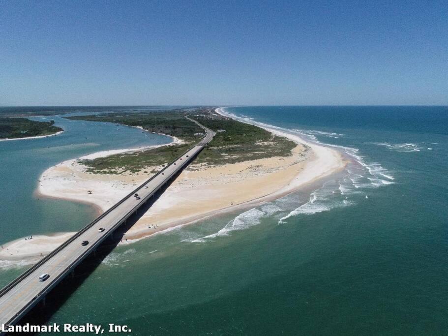 Waterfront Home With Private Dock, Walk To Beach Saint Augustine Exterior foto