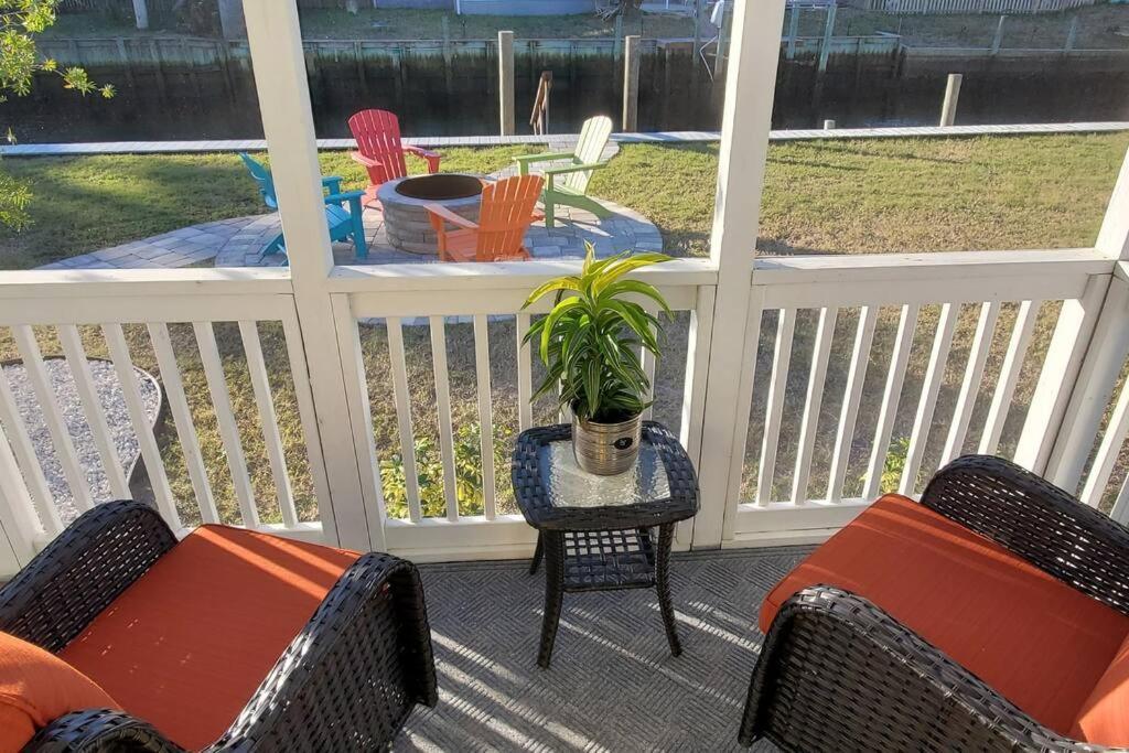Waterfront Home With Private Dock, Walk To Beach Saint Augustine Exterior foto